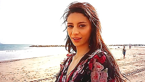 Sexy chick masturbates with her boyfriend