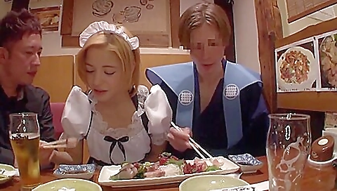 Mature woman lydiao, a young barger in cum