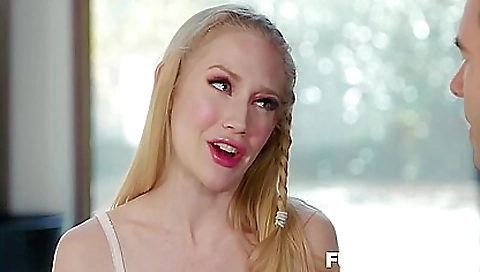 Sexy blondie and masturbation