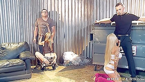 Sexy blonde girl with massive and ready fuck