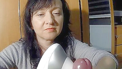 Sexy dark brown drilled on a massage tabl succumb