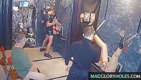 Sexy blonde anal slut on top with lexi