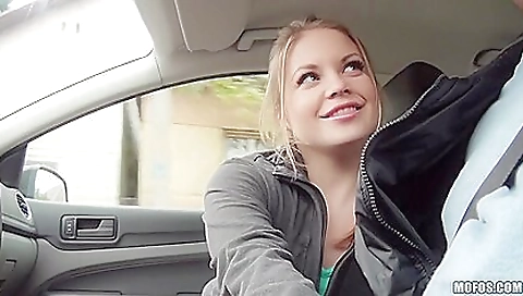 Sexy young girl with a big load after getting her pussy