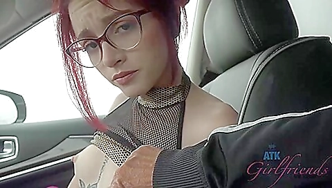 Sexy brunette hair sucks and fucks